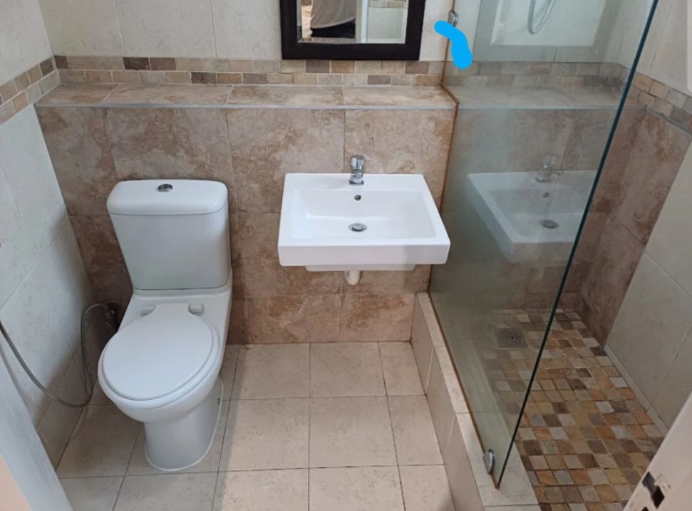 Complete bathroom renovation plumbing